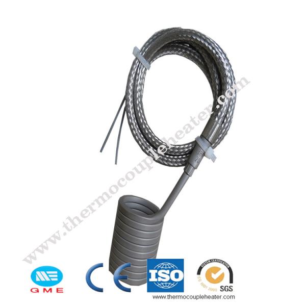 Spring Hot Runner Coil Heaters Stainless Steel 304 With Type J Thermocouples