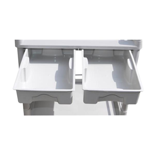 Patient Medical Abs Emergency Medical Trolley Cart Hospital Nursing Trolley