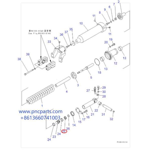175-30-24242 наборы уплотнения экскаватора пакуя кольцо носки Dozer 07155-01025 D155A KOMATSU