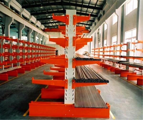 Industrial Warehouse Or Economical Steel Pipe Storage Racks Used Cantilever Rack