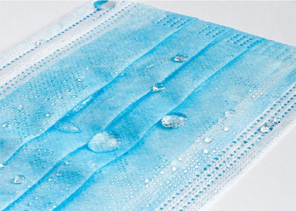 Three Layers Disposable Face Mask / Disposable Mouth Mask Social Distance Protection