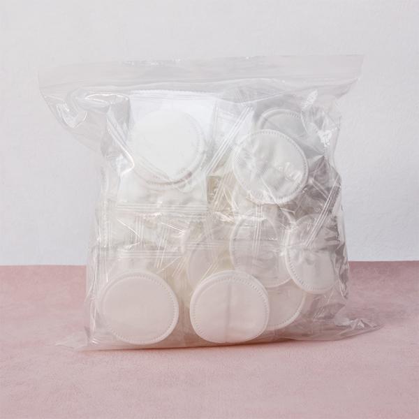 Disques démaquillants jetables 130g/M2-200g/M2 en coton pour le visage