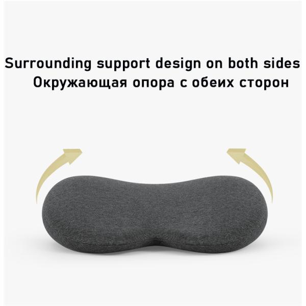 Office Chair Cushion Sets with Memory Foam Lumbar Support and Removable Knitted Cover