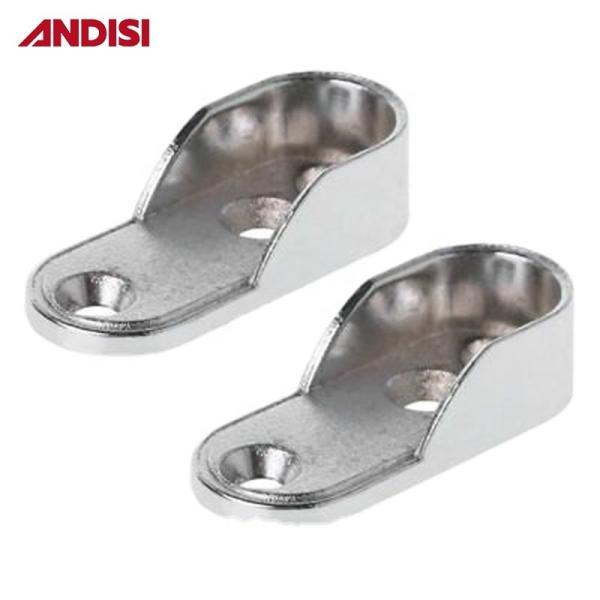 Wood Wardrobe Clothes Closet Rod Pole End Bracket Support Holder Zinc Alloy