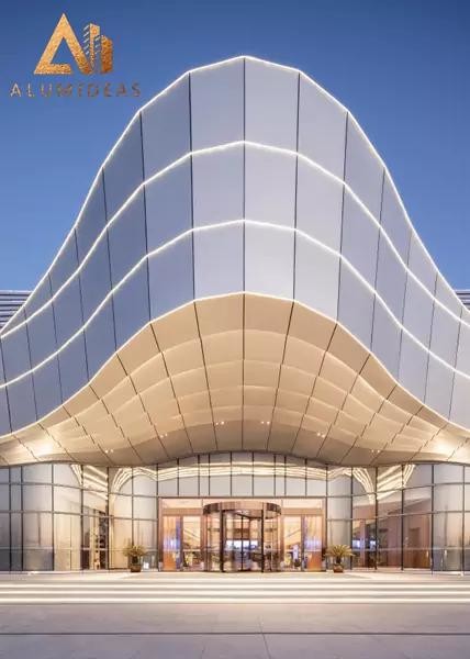 Aluminium facade design