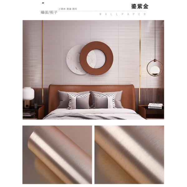 Silver Metallic Peel And Stick Wallpaper Interior Metallic Film Wall Paper