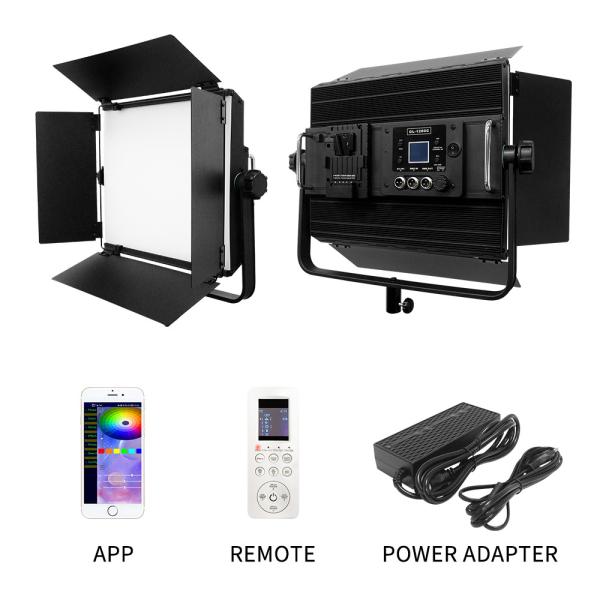 fotografia do filme de 120W RGB que ilumina o estúdio da televisão de 2700K 7500K que ilumina o multi controle