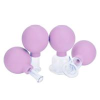 Copos 4pcs colocando violetas para do silicone antienvelhecimento de Skincare da terapia do silicone dos olhos e dos bordos da cara o grupo colocando facial colocando