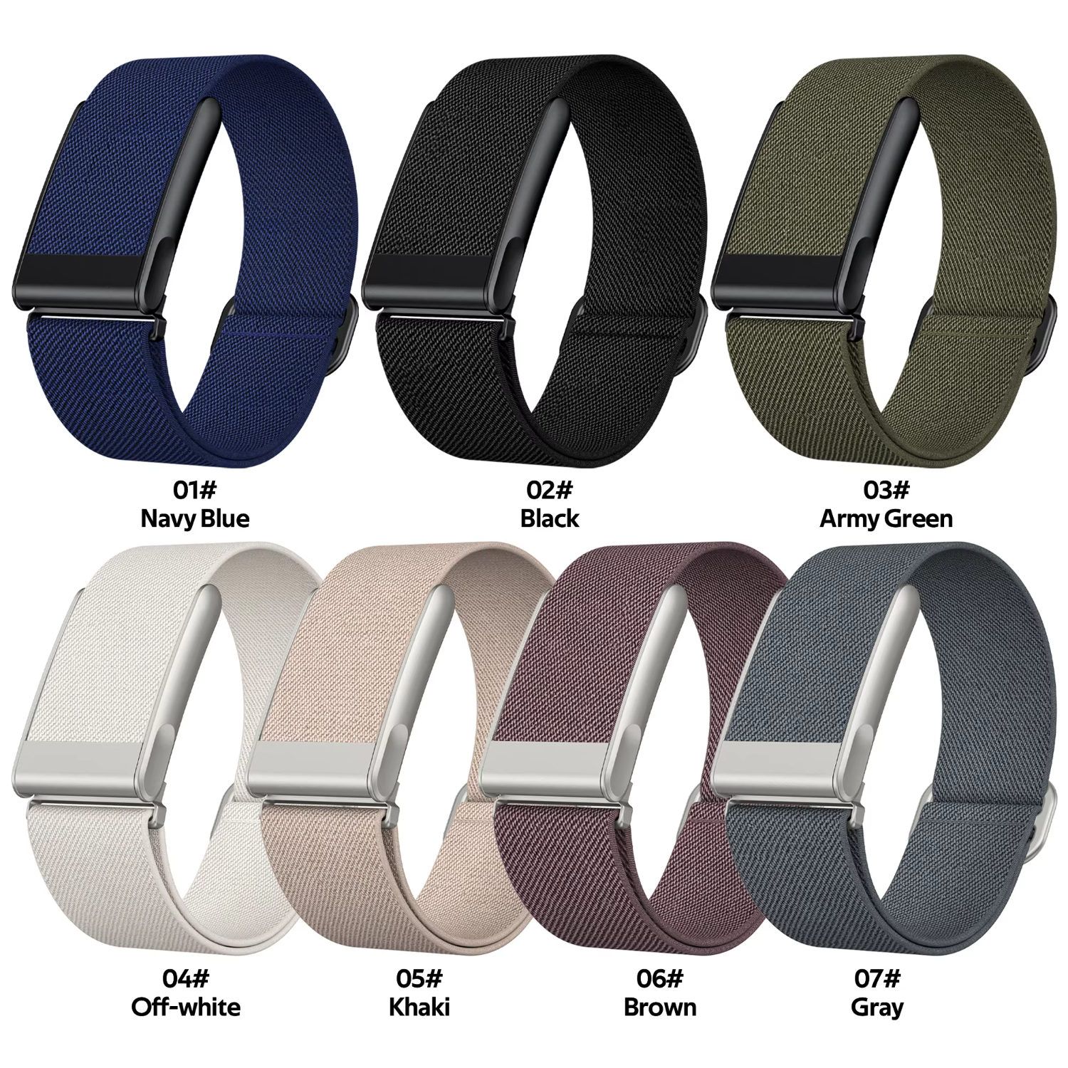 Breathable Elastic Braided Nylon Band for Whoop MG Soft Comfort Strap Universal Fitness Tracker Nylon Watch Straps