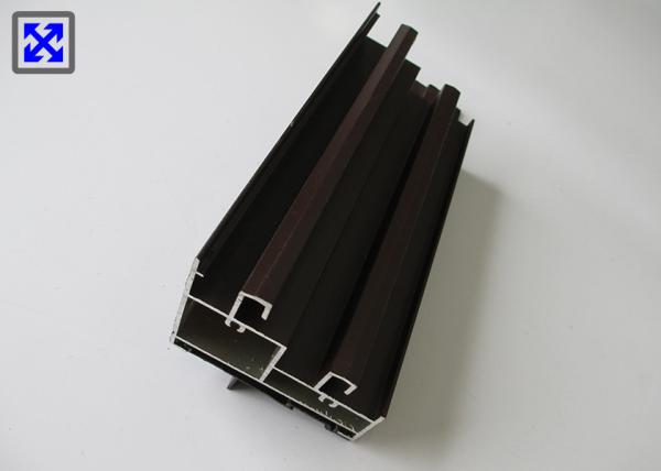 American Style Wardrobe Aluminium Profile 6063 - T5 Rust Color Painted
