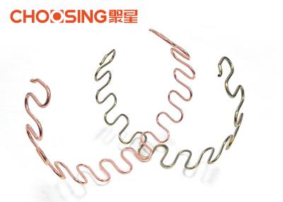 8 Gauge - 12 Gauge Serpentine Springs For Furniture , Upholstery Replacement Springs Customized Length