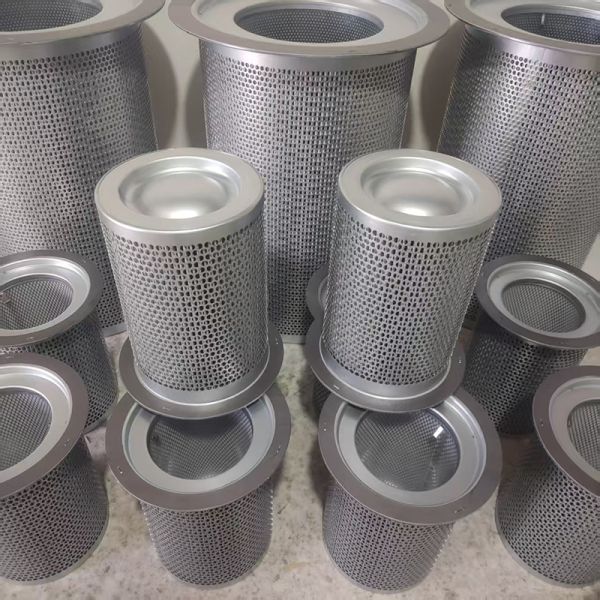 Industrial Compressor Oil Mist Separator Filter Fiberglass For Hydraulic System