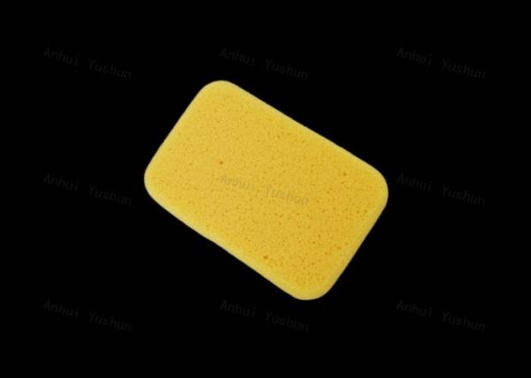 Yellow Rectangle Tile Grouting Sponge For Medium Tiles Durable And Efficient