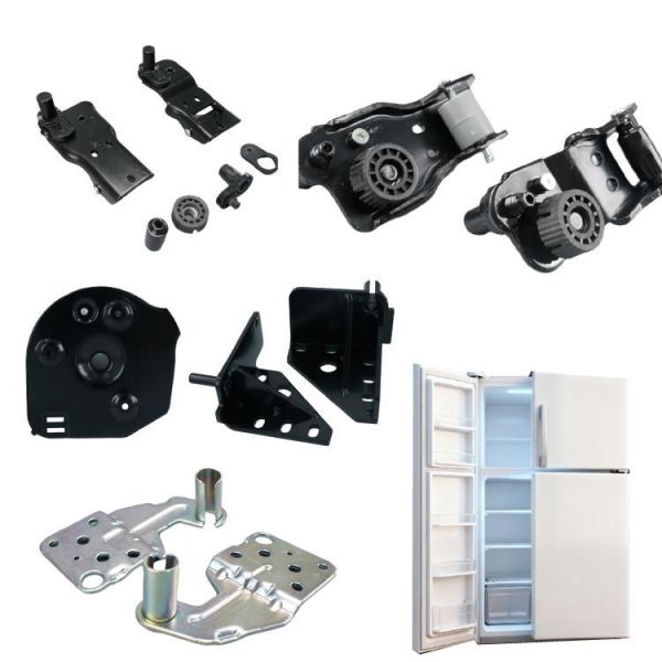 China Metal Parts Service Refrigerators Electronics Snap Fit Hinge Manufacturer