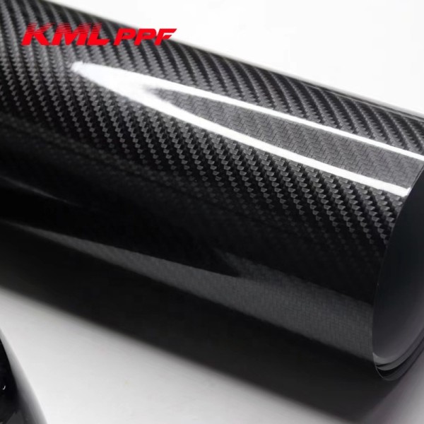 1.52*15M GLOSSY CAR DECORATION FILM KMLPPF TPU PPF CARBON FIBER FILM HOT SALE TPU CARBON FIBER PPF