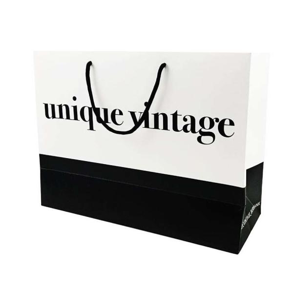 Custom Logo Clothing Shopping Gift Jewelry Packaging Paper Bag with Gold Stamp Finish