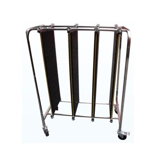 Horizon Hold ESD PCB Board Circulation Cart Panel Rack SUS 304 Stainless Steel