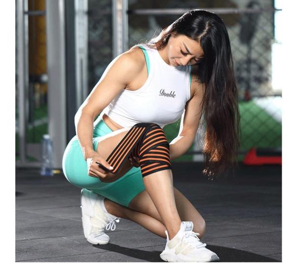 High Quality Adult Brace Adjustable Guard Sports Knee Wraps