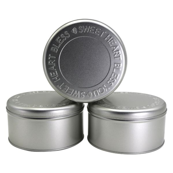 Eco Friendly Round Cake Tin Cans Metal Box for Candy Food Gift