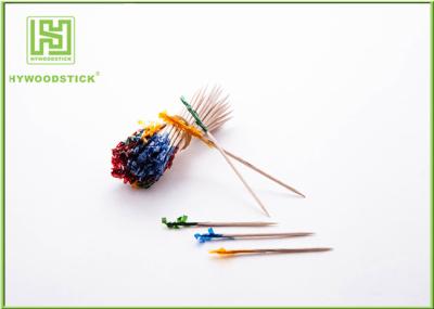 Healthy Frilled Picks Cake Decorating Tools , Colorful Decorative Party Picks For Food