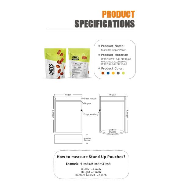 0.5kg 1kg высушило ЛЮБИМЦА конфеты чая сумки упаковки еды замок застежка-молнии алюминиевой фольги стоит вверх по мешку