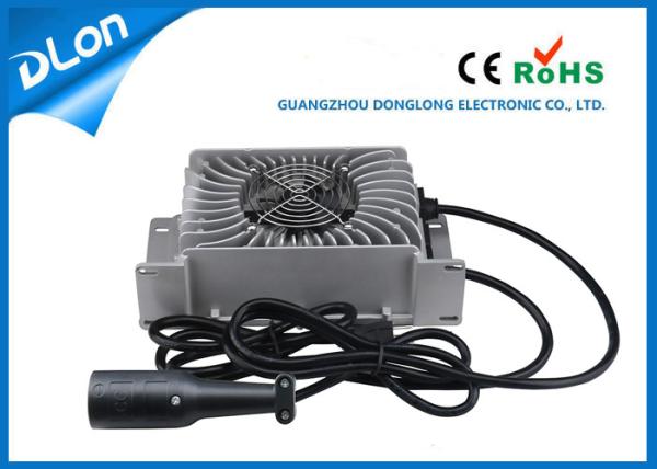 Black or sliver housing 48V 18A 48v 20a club car golf cart charger waterproof ip67 with club car 3 pin plug