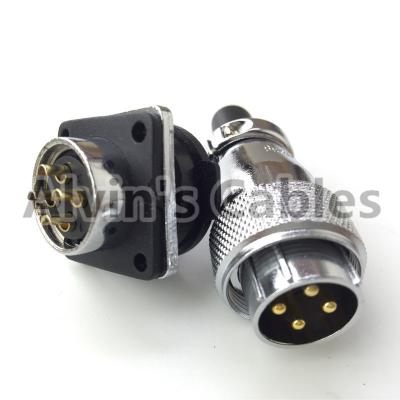 Os conectores bondes plásticos do poder do Pin WS20 4 avaliaram a estrutura 25A compacta atual