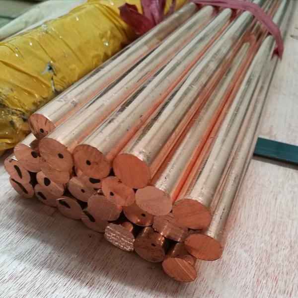 Chrome Alloy Parts Zirconium Copper Round Bar CuCrZr Copper Hardness C18150 Copper Bar/Plate/Disk