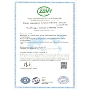 Heleyou Cultural and Creative (Wuxi) Co., Ltd Certifications