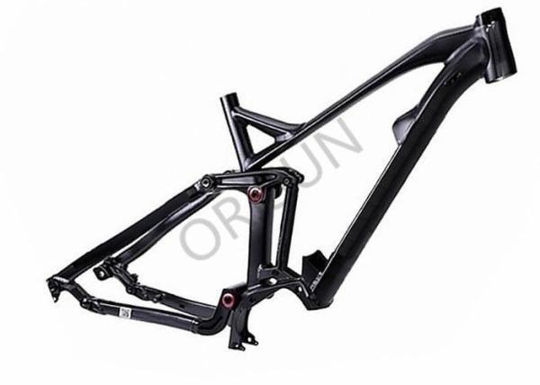 Full Suspension Motorized Bike Frame 140mm Travel Electric Trail Riding Style