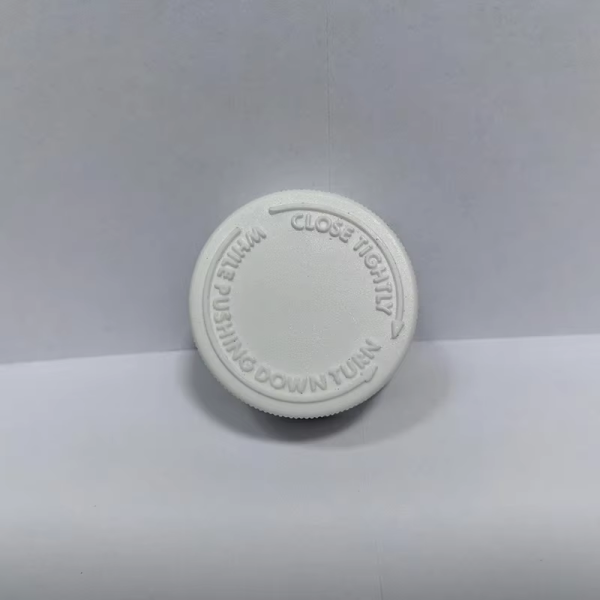 PET Base Material 28mm 400 Red Color Wockhardt Child Resistant Cap Screw Cap Induction Sealed Arch Plastic Bottle Safety