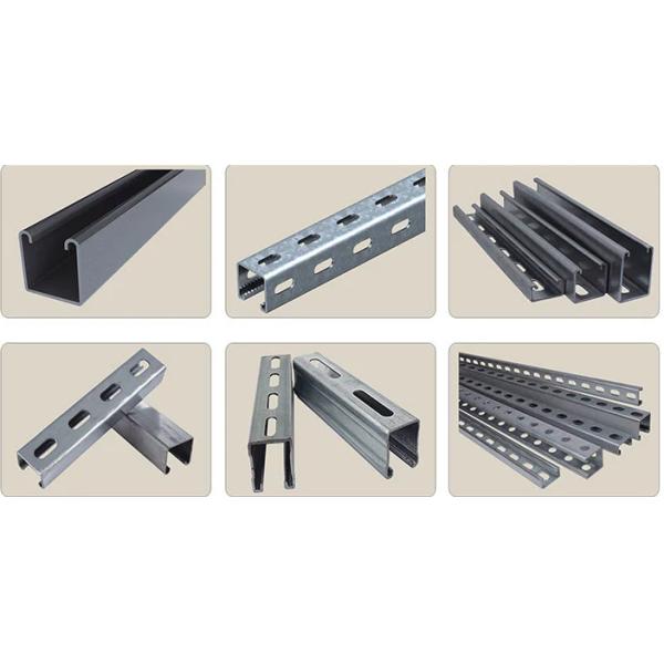 Máquina conducida 380V de la fabricación de la bandeja de cable del canal de Unistruct de la caja de engranajes 2 años de garantía