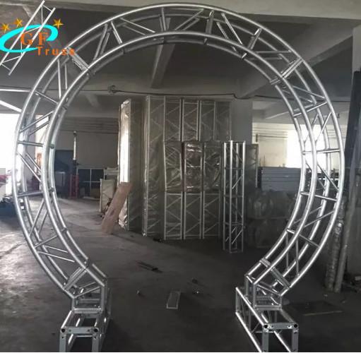 Guangdong Factory High Quality Aluminum Light Truss For Conert Event  Exhibition Circle Truss For Sale