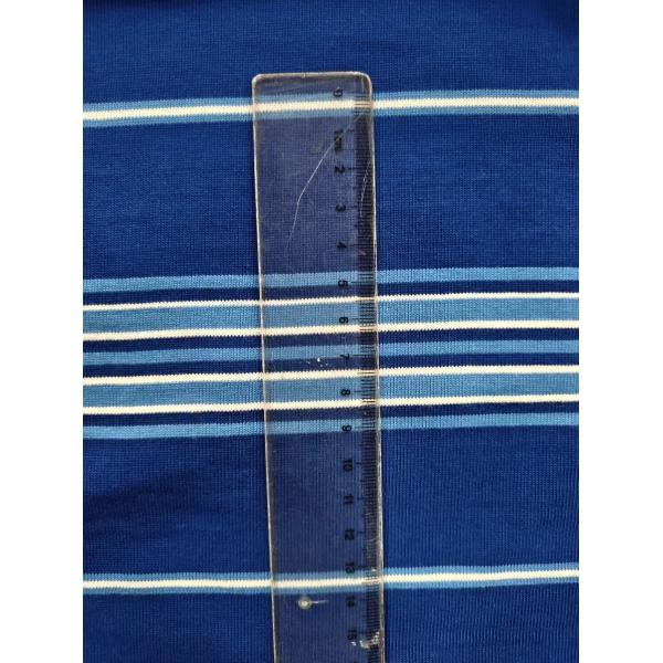 Comfortable And Breathable Durble ​Striped Material Fabric For T-Shirt