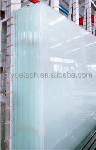 White PVB Laminated Glass for Building Safety Fine Polished Edge and Rough Edge Options
