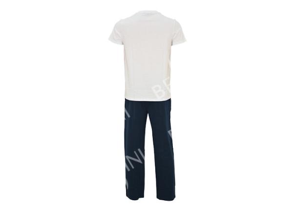Personalized Mens Designer Pajama Sets , Mens Cotton Loungewear S/M/L/XL/XLL Size