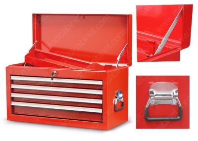 Welded Construction Mechanic Tool Cabinet Solid Steel 4 Drawer Top Chest