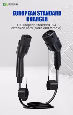 Double Gun Head Eu Ac Ev Car Charging Cable 16A 32A 3.5Kw 7Kw Type 2