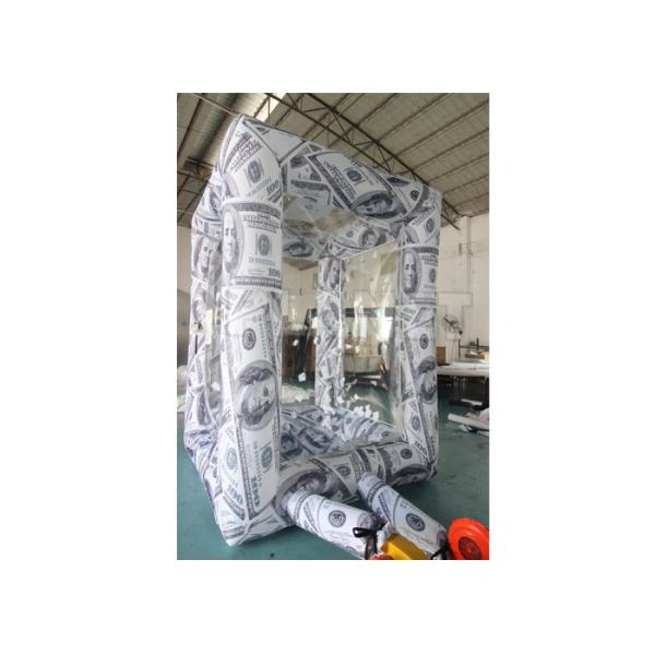 Будочка самосхвата машины изготовленных на заказ денег наличных денег куба рекламы Оксфорда раздувных улавливая