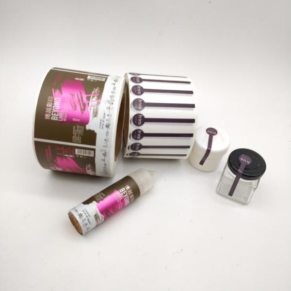 стикеры ярлыка голографического винила ликера 100μM Printable косметические