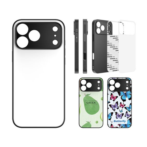 Iphone 17 Series Sublimation Glass TPU Phone Cases with Precise Hole Custom Iphone Case