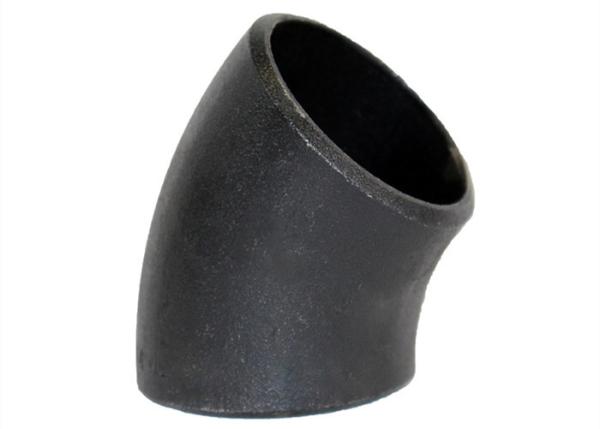 10 Inch Steel Pipe Elbow SCH 40 LR ASTM A420 WPL6 Round Shape Black Color
