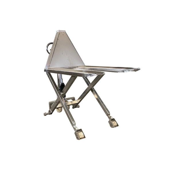 Lifting Height 800mm Pallet Truck Scissor Lift Steel Fork Length 1150mm