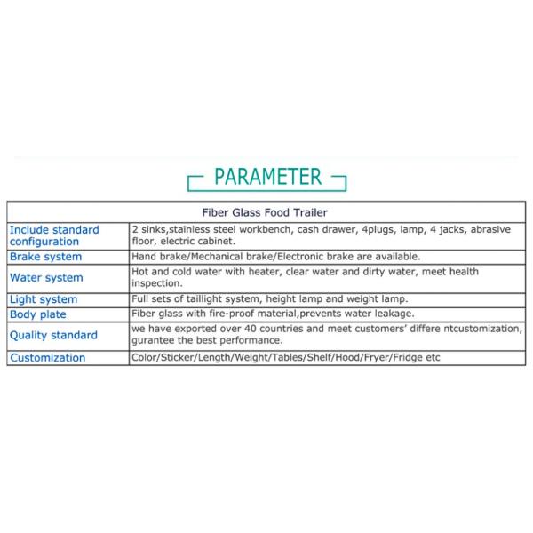 Фабрика гамбургеров на открытом воздухе Мобильный трейлер быстрого питания с кухней из нержавеющей стали