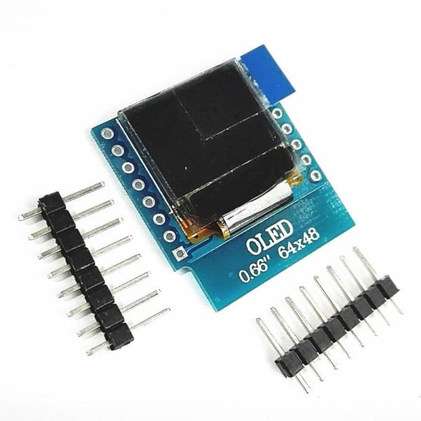 0.66 inch OLED with PCB 64x48 dots SPI/IIC  interface  driving IC  ssd1306