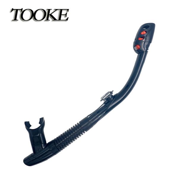 Full Dry Scuba Diving Snorkel Double Drain Valves For Swimming Dry Snorkel Set