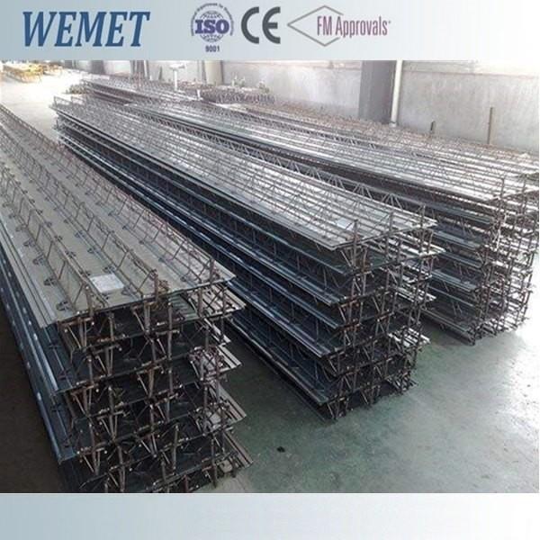 Hot-dip galvanized steel bar truss floor deck for steel structure building