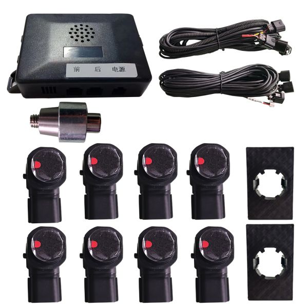 Delicated Low Level Upgrade High Level Toyota Corolla Front 4 and Rear 4 Parking Reverse Sensor System