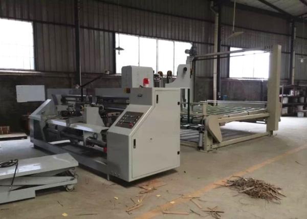 Double Screw Carton Box Stitching Machine Bending Type 45 Degree Oblique