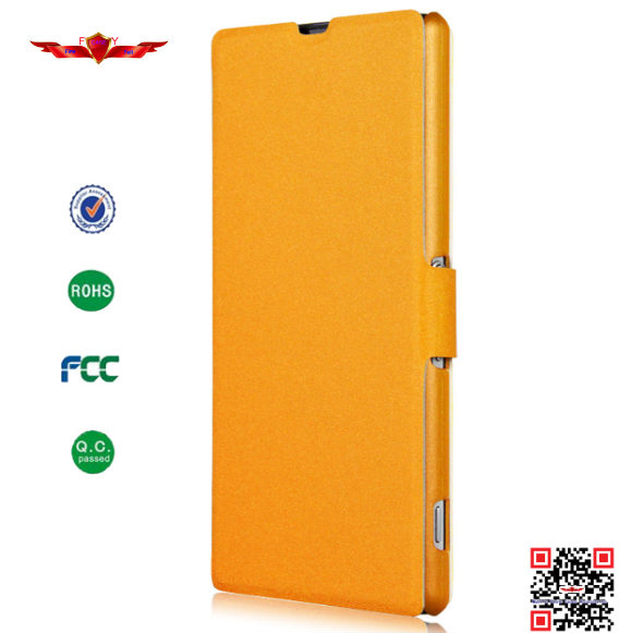 100% Perfect Fit Brand New Import PU Book Wallet Leather Cover Case For Sony Xperia Z2